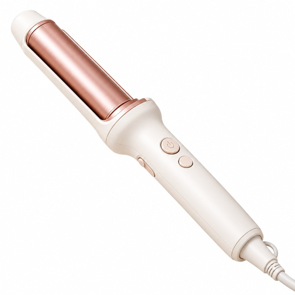 Qsfdsz™ Auto Rotating Curling Wand with Ceramic Barrel — white background