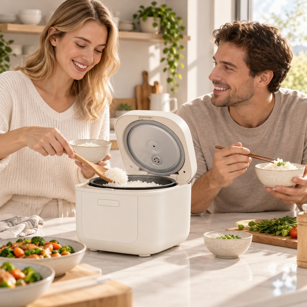 Qsfdsz™ Smart Rice Cooker, 4-Cup Uncooked Capacity — lifestyle setting