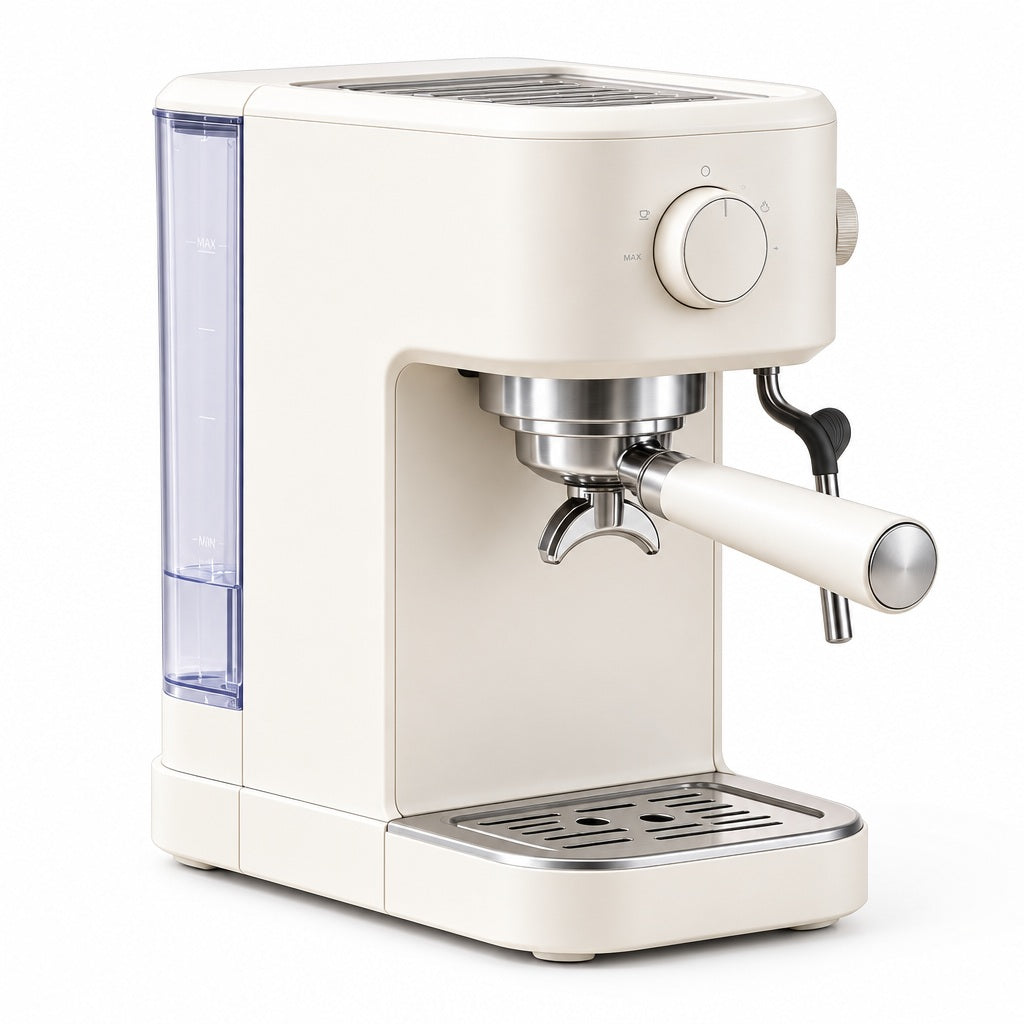 Qsfdsz™ Compact Espresso Machine with Steam Wand — white background
