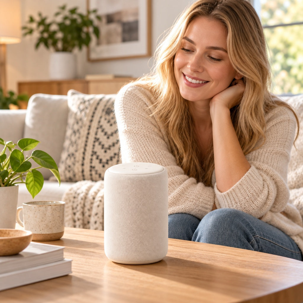 Qsfdsz™ Portable Bluetooth Speaker, 360° Sound — lifestyle setting
